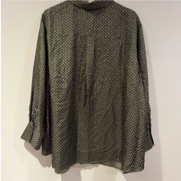 Lafayette 148 New York Diana Long Sleeve Silk Blouse - Picture 7 of 8